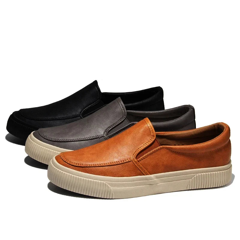 Alessandro - Mountainville leather slip-on shoes